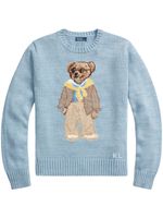 Polo Ralph Lauren Polo Bear cotton jumper - Bleu - thumbnail