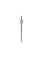 Parts of Four boucle d'oreille Hoop Spike - Gris