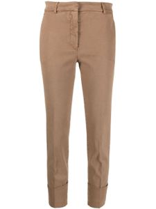 Antonelli pantalon chino court à coupe slim - Marron