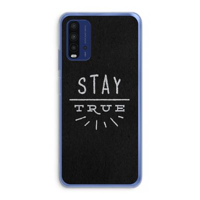 Stay true: Xiaomi Redmi 9T Transparant Hoesje
