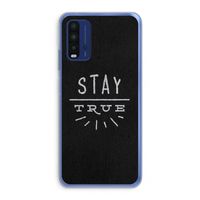 Stay true: Xiaomi Redmi 9T Transparant Hoesje