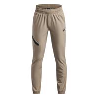 Under Armour Unstoppable Woven Joggingbroek Kids Beige Zwart