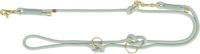 Trixie soft rope hondenriem verstelbaar saliegroen / mint