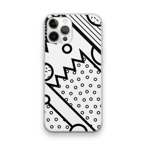 Pop Art #4: iPhone 12 Pro Max Transparant Hoesje
