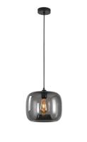 Artdelight HanglampPreston grijs glas Ø 28cm - HL PRESTON-28 GR