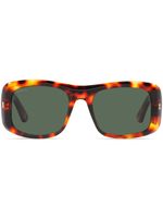 Gucci Eyewear lunettes de soleil GG1080S à monture rectangulaire - Marron