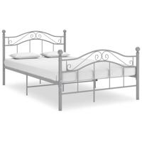 Bedframe metaal grijs 120x200 cm