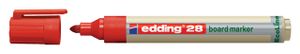 Viltstift edding 28 whiteboard Eco rond rood 1.5-3mm