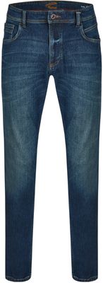 Camel Active Jeans Blauw Elastisch Organisch Katoen Regular Fit Camel Active Jeans Blauw Elastisch Organisch Katoen Regular Fit