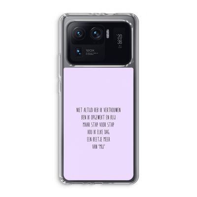 Zelfvertrouwen: Xiaomi Mi 11 Ultra Transparant Hoesje
