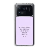 Zelfvertrouwen: Xiaomi Mi 11 Ultra Transparant Hoesje