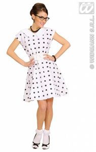 Jurk 50's wit met petticoat