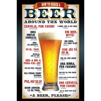 GBeye Beer How to Order Poster 61x91,5cm GBeye Beer How to Order Poster 61x91,5cm