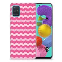 Samsung Galaxy A51 | TPU bumper | Waves Pink
