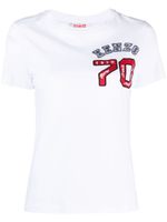 Kenzo logo-print crew-neck T-shirt - Blanc - thumbnail