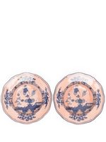 GINORI 1735 lot de 2 assiettes Oriente Italiano Cipria - Rose