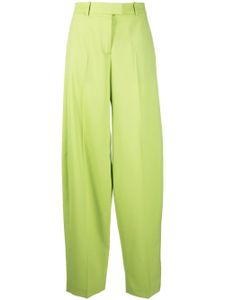 The Attico pantalon de tailleur à coupe ample - Vert