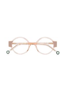 Kaleos lunettes de vue Tatou 001 à monture ronde - Rose