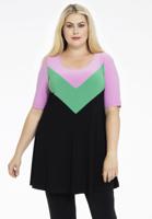 Yoek Tuniek wide bottom COLOURBLOCK | Multi | Maat 58/60