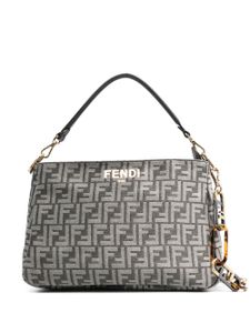 FENDI sac à main O'Lock à motif FF monogrammé - Gris