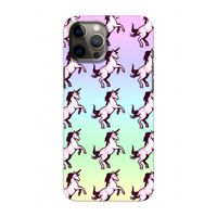 Musketon Unicorn: Volledig geprint iPhone 12 Pro Hoesje