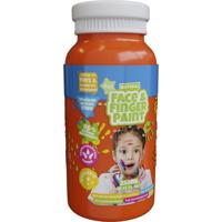 Boti Natural face & fingerpaint fles - oranje, 250ml