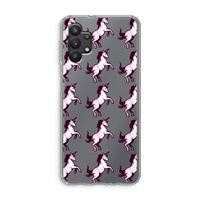 Musketon Unicorn: Samsung Galaxy A32 5G Transparant Hoesje