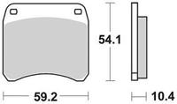 TRW Brake pad mcb 99 organic standard