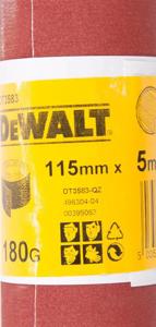 DeWALT DT3583 P180 Schuurpapier, rol 5m x 115.