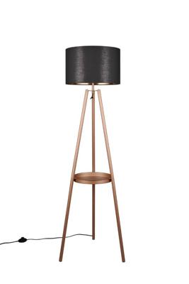 Trio Staande vloerlampColette zwart met goud - R41561065