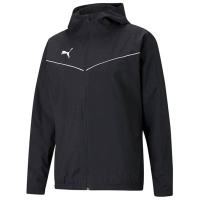 PUMA TeamRISE All Weather Jas Zwart Wit