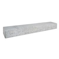 2 stuks! Betonbiels grijs 12x20x100 cm - Gardenlux