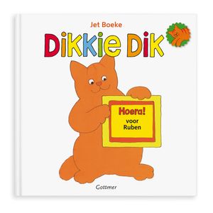 Dikkie Dik boek met naam - Hoera voor jou! - Hardcover