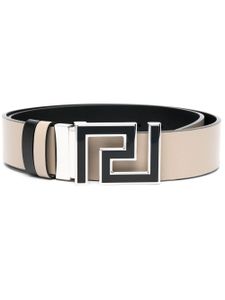 Versace ceinture Greca réversible - Tons neutres