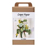 Creativ Company Maxi hobbyset bloemenboeket van crepepapier