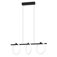 EGLO Caranacoa hangende plafondverlichting Flexibele montage 9 W Zwart, Wit - thumbnail