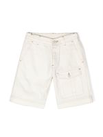 Eleventy Kids short en jean à détail de poche avant - Blanc