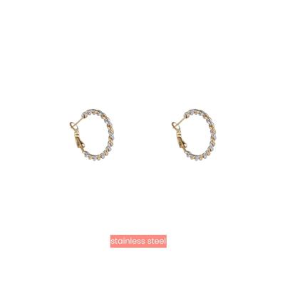 Day&Eve Oorringen Twisted Hoop 2tone | Goud