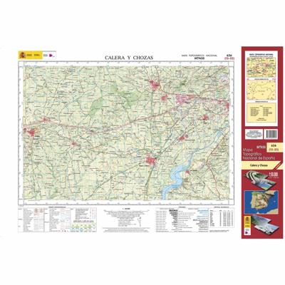 Topografische kaart 626 MT50 Calera y Chozas | CNIG - Instituto Geográfico Nacional1