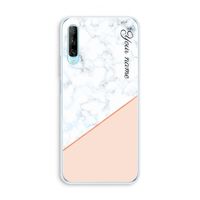 Marmer in stijl: Huawei P Smart Pro Transparant Hoesje
