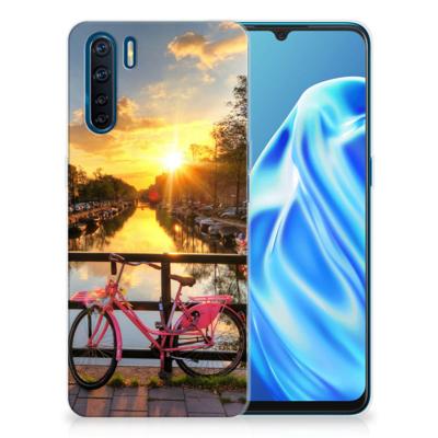 OPPO A91 | Silliconen Back Cover | Amsterdamse Grachten