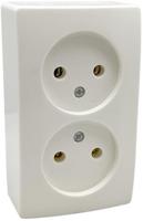 Peha opbouw stopcontact dubbel lw - 4678965