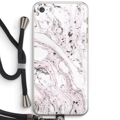 Mengelmoes: iPhone 5 / 5S / SE Transparant Hoesje met koord