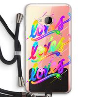 Loves: HTC U Play Transparant Hoesje met koord