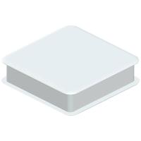 TEKO TEK-MBD.40 TEK-MBD.40 Elektronicabehuizing 103.36 x 103.36 x 27.8 Kunststof Wit 1 stuk(s)