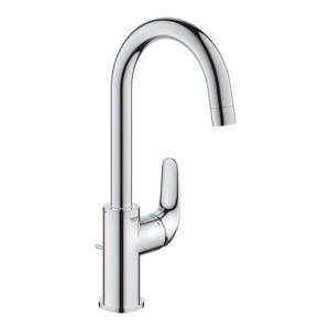 GROHE Swift QuickFix Wastafelkraan - l-size - met trekwaste - chroom 24330001