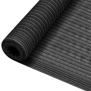 VidaXL Privacynet 75 g/m² 1x10 m hdpe antracietkleurig