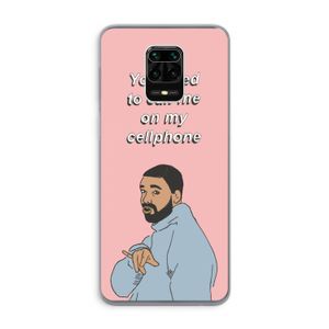Hotline bling: Xiaomi Redmi Note 9 Pro Transparant Hoesje