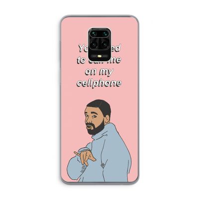 Hotline bling: Xiaomi Redmi Note 9 Pro Transparant Hoesje
