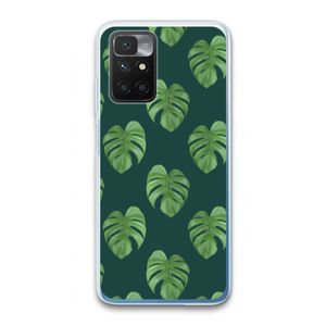 Monstera leaves: Xiaomi Redmi 10 Transparant Hoesje